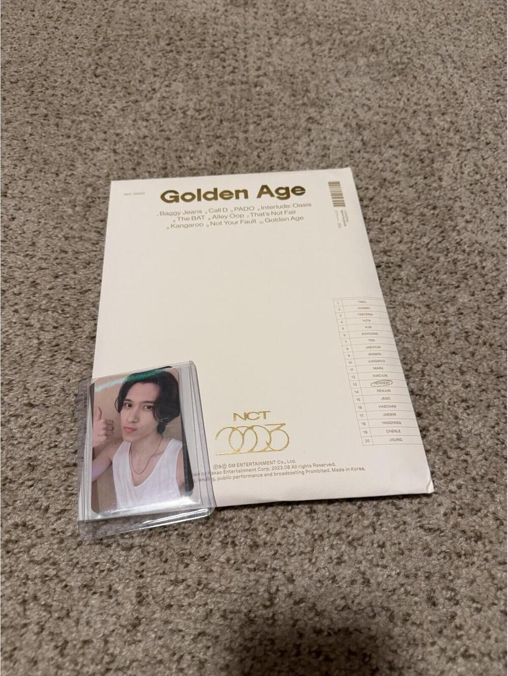 NCT [GOLDEN AGE] 4th Album COLLECTING Ver/CD+Photo Book+Lyrics+Poster+3Card